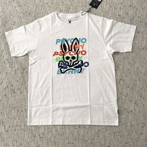 SOLD! Psycho Bunny kids XL tee